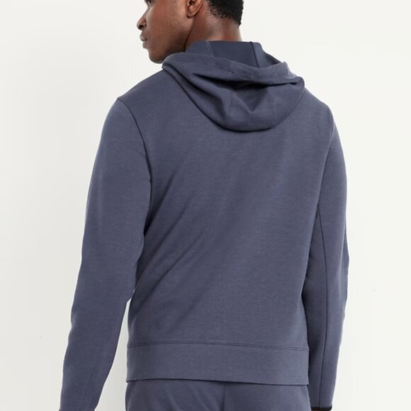 NEW Old Navy Dynamic 4.0 Fleece Full-Zip Hoodie Navy Medium - Picture 3 of 9